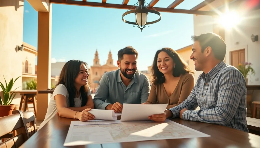 Exploring the journey of buying property in Mexico as an American with a family around a table.