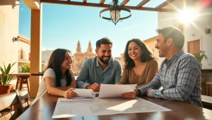 Exploring the journey of buying property in Mexico as an American with a family around a table.
