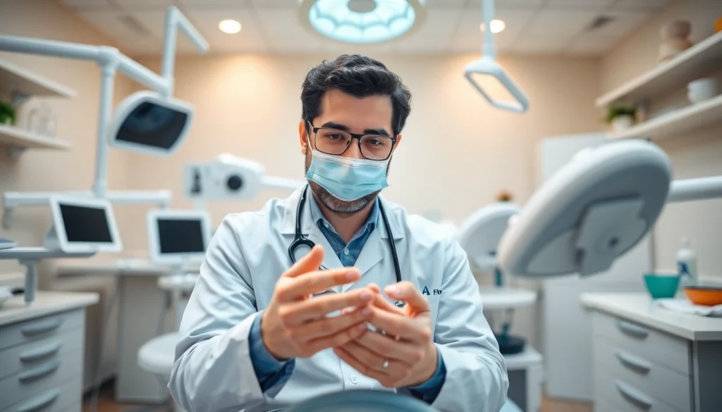 Dr. Shahram Valiani DDS providing compassionate patient care in a welcoming dental clinic.