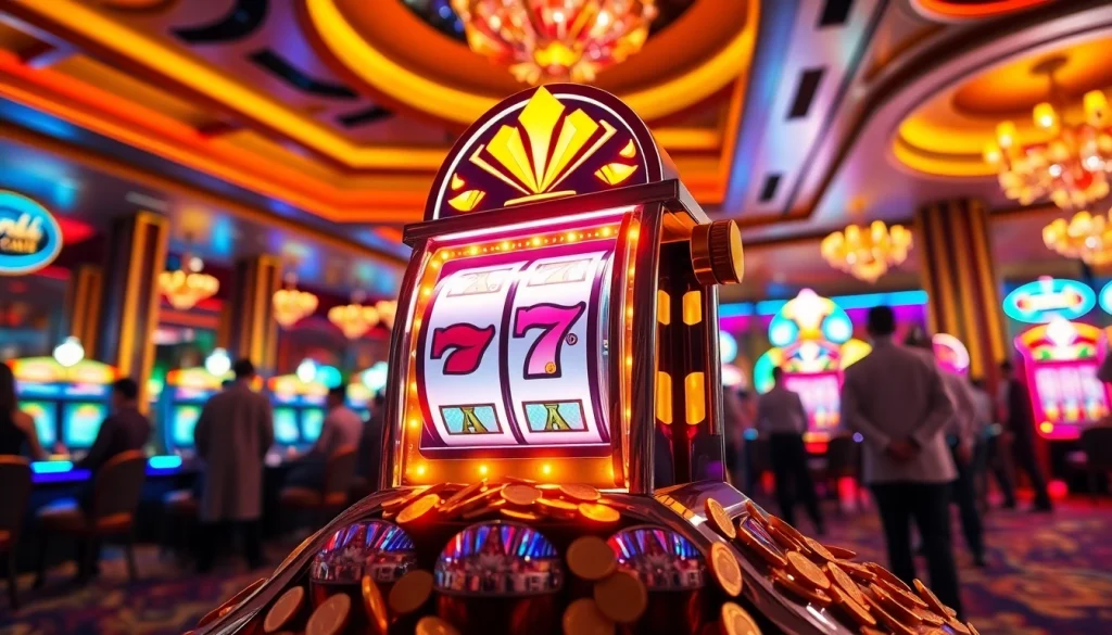 Mainkan jewel4d slot dengan desain menarik dan suasana kasino yang ceria.