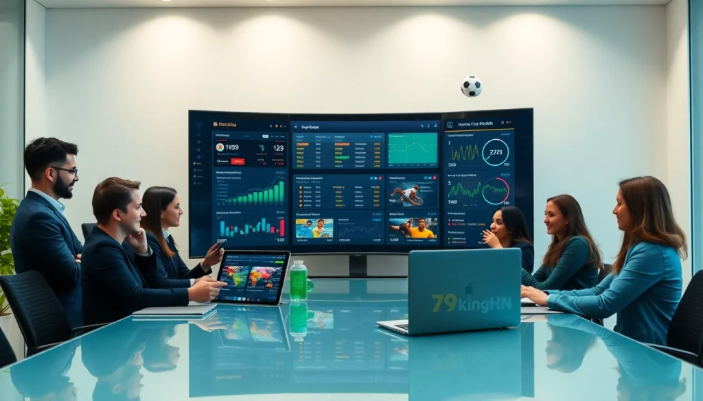 79KINGHN: Professional team analyzing real-time odds on sleek screens