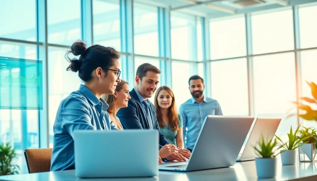 Engage with IT Fredericksburg professionals collaborating in a modern office setting.