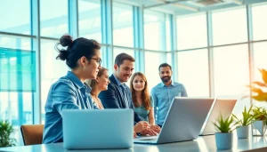 Engage with IT Fredericksburg professionals collaborating in a modern office setting.