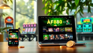 Engaging AF88 online betting platform interface showcasing casino games and USDT payment options.