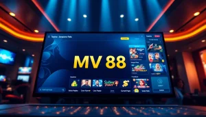 MV88 online casino interface with user-friendly design and secure payment options.