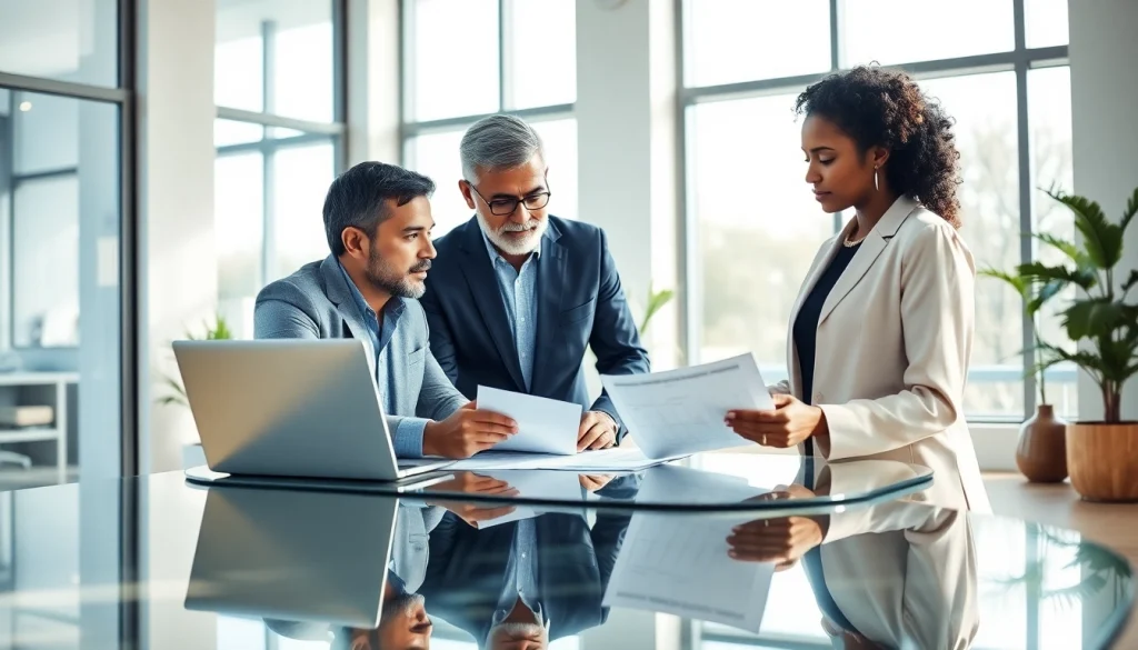 Engaging discussion on retirement planning for business owners San Antonio between a financial advisor and client.