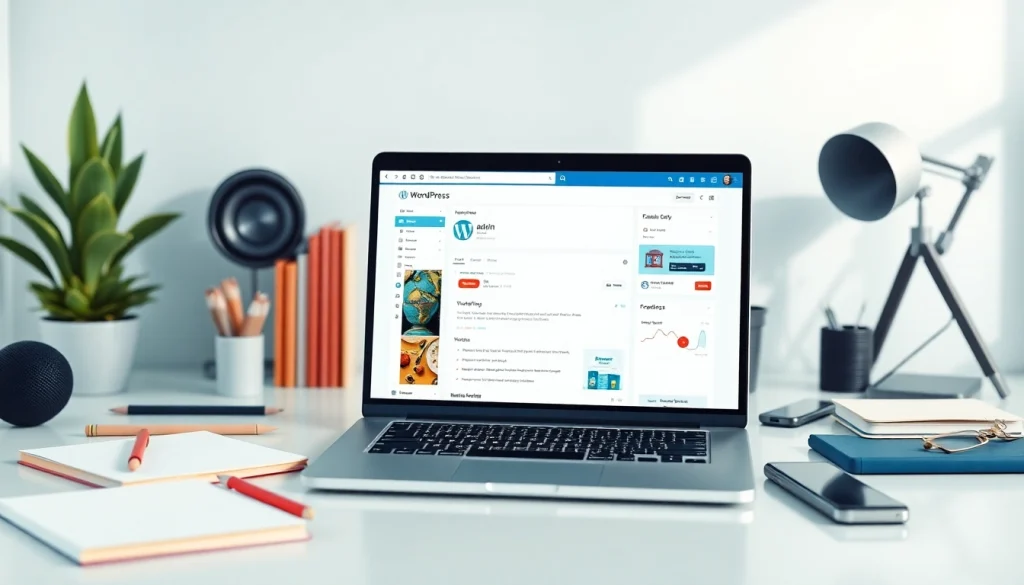 Managing unlimited wordpress tasks effectively with a professional workspace setup.