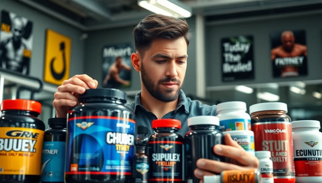 Explore Steroidify reviews showcasing fitness supplements in a vibrant gym environment.
