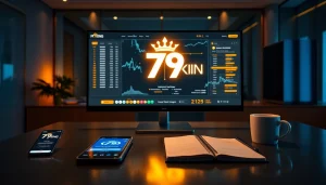 79king: premium online betting platform UI and analytics in a modern office setting
