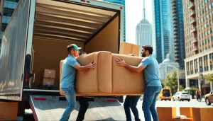 Experience reliable Toronto moving services with expert movers handling furniture in the city.