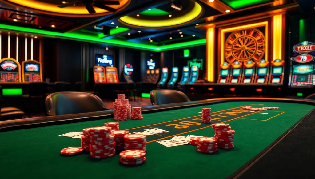 Experience thrilling bets at 79king’s luxury poker tables and roulette wheels amidst high-stakes action.