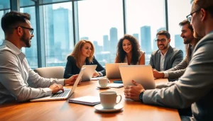 Engaged professionals at a meeting discussing strategies for https://valuesfirst.com.