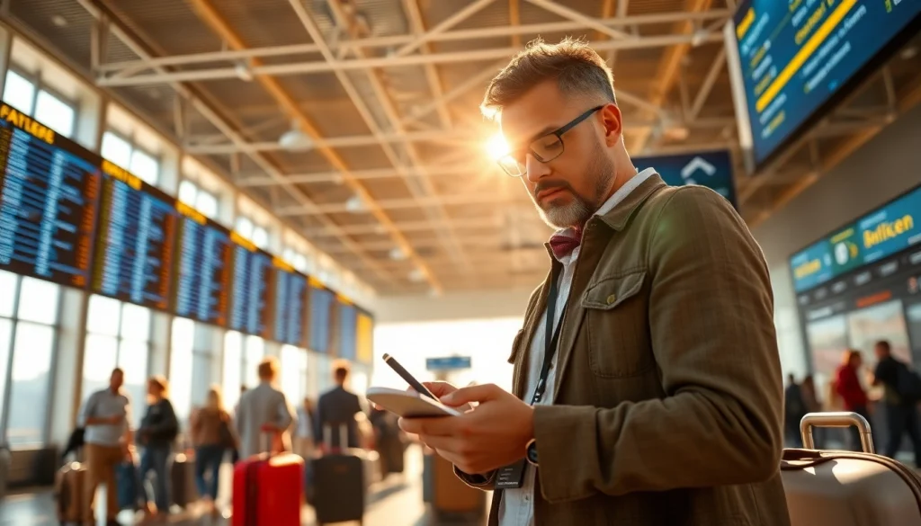 Capture the vibrant scene of traveling gossip at https://travelingossip.com with a travel journalist in action.