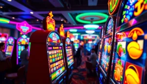 Rasakan keseruan bermain Unogg slot game dengan mesin slot berwarna-warni dan suasana kasino yang hidup