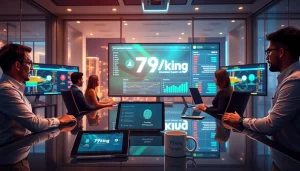 79king betting platform visuals: secure, innovative finance-friendly online gambling dashboard.