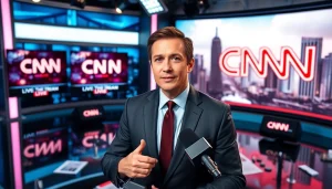 Watch CNN Live Stream through a dynamic news presentation in a professional studio.