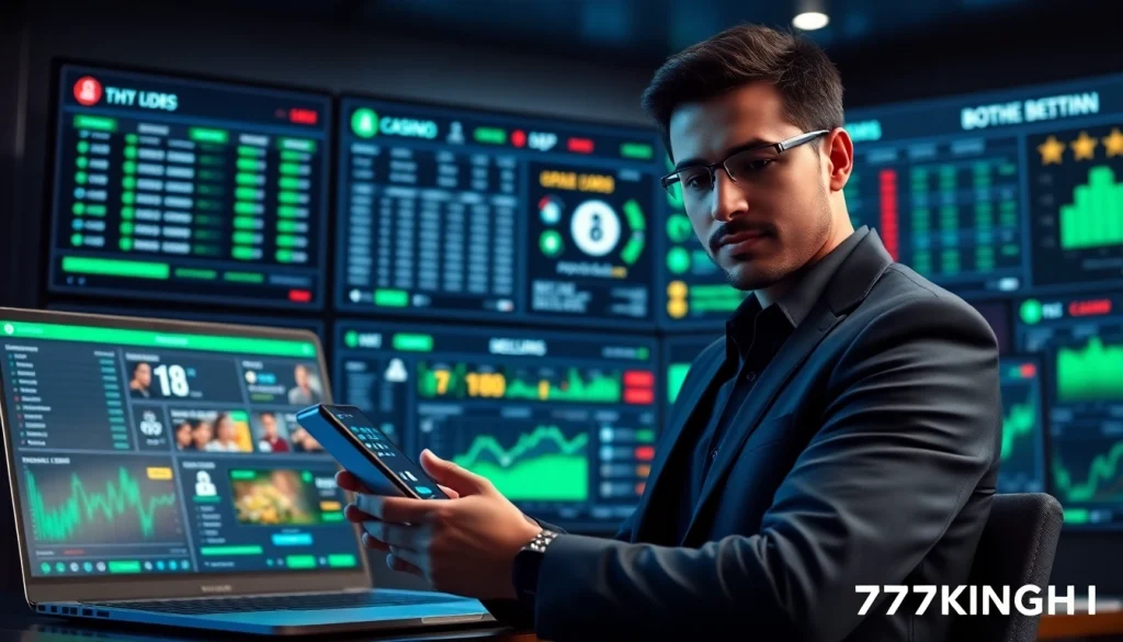 79king hn: Secure online betting dashboard with live odds and modern UI