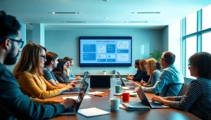 Engaged learners at https://www.careersprints.com participating in a virtual training class.