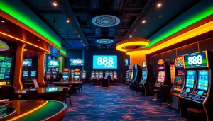 Experience the thrill of online gambling with 888new in a dynamic, modern casino atmosphere.