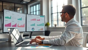 Analyseer gegevens voor https://enqueteplein.nl met charts en notities in een moderne kantooromgeving.
