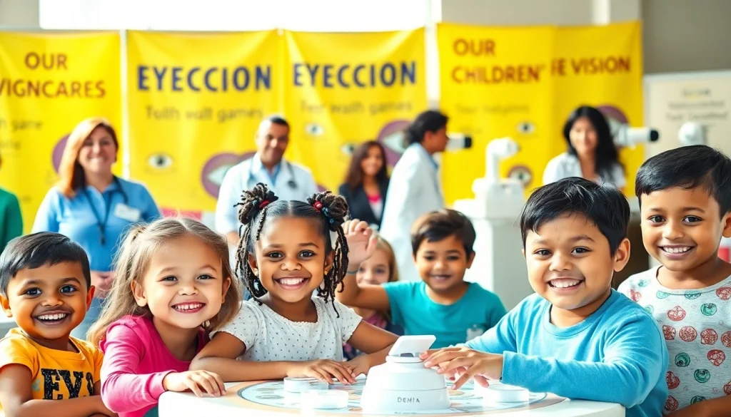 Our Children's Vision initiative promotes children's eye health through joyful community vision screenings.