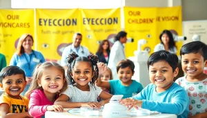 Our Children's Vision initiative promotes children's eye health through joyful community vision screenings.
