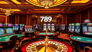 Players engaged in a thrilling game at the casino table highlighting the 789 win excitement.