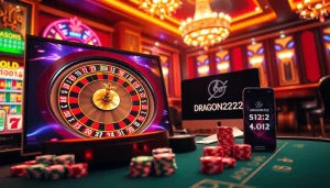 Experience the excitement of online gaming with link DRAGON222 and exciting casino visuals.