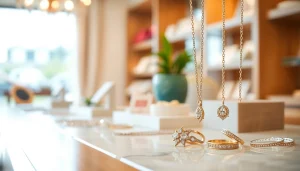 Showcasing exquisite jewelry designs at https://valenciakey.es in a serene boutique setting.