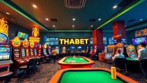 Discover exciting gaming experiences at https://tha-bet.pro/, showcasing a vibrant online betting interface.