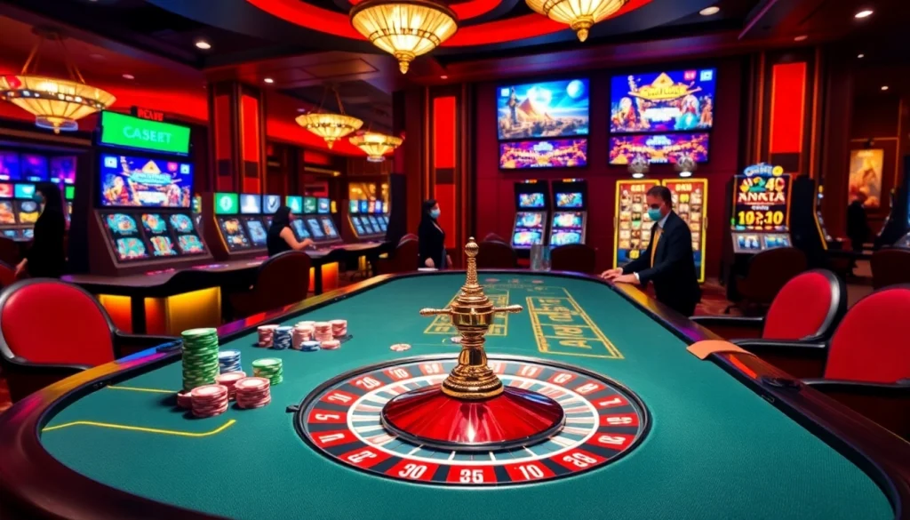 Experience thrilling gameplay at 5GBET with live dealers and vibrant casino elements.