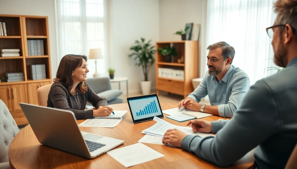 Engaging estate planning consultation at http://max-inheritance.co.uk, with a family discussing their inheritance.