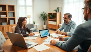 Engaging estate planning consultation at http://max-inheritance.co.uk, with a family discussing their inheritance.