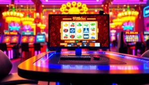 การเล่น 918kiss slot ที่โต๊ะเกมสวยงามและบรรยากาศที่มีสีสัน