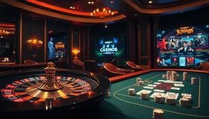 Experience the excitement of king79 with vibrant tables and thrilling gambling action.