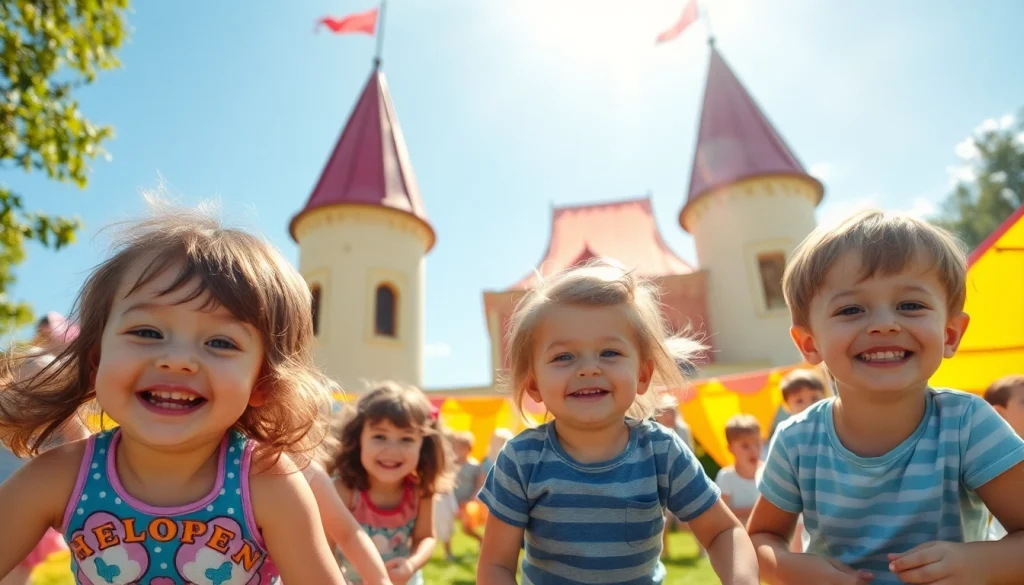 Hüpfburg mieten für unvergessliche Kinderfeste mit bunten Spielen und viel Spaß.