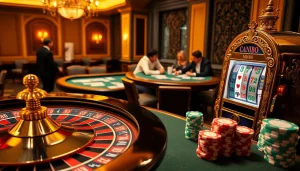 Experience the excitement of betting at MM88 with vibrant casino tables and thrilling games.