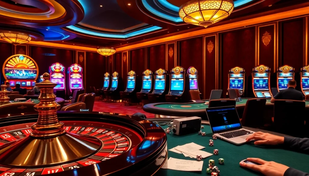 Experience the excitement at sinbet.ink with players enjoying vibrant casino games, roulette, and slots.