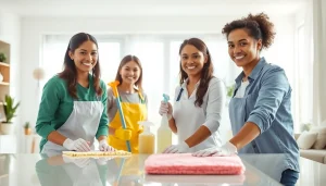 Experience a professional cleaning service transforming a home with meticulous care and teamwork.