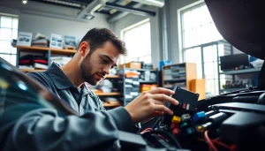 Sprawdzanie i wymiana bezpieczników samochodowych na https://bezpieczniki24.pl w profesjonalnym warsztacie.