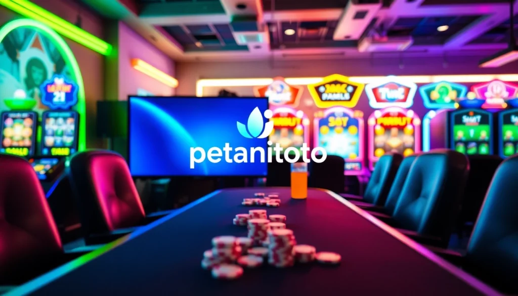 Menangkan permainan di petanitoto dengan setup gaming yang menawan dan atmosfer penuh warna.