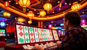 Menangkan permainan mahjong ways 2 slot dengan suasana kasino yang ceria.