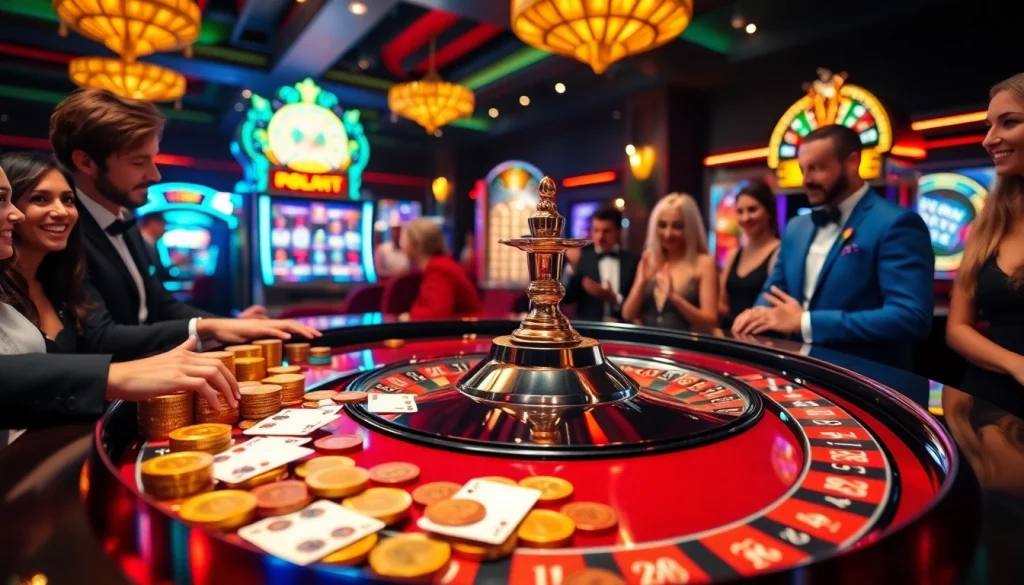 Players enjoying a thrilling gaming session at Leci123's online casino platform.