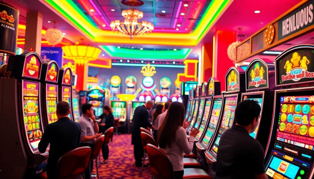 เล่นสล็อตออนไลน์ กับบรรยากาศที่สดใสและมีชีวิตชีวาในคาสิโน