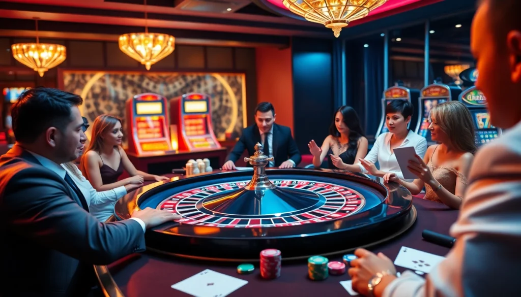 Experience the excitement of gambling at trang chủ 89bet with vibrant casino elements and engaging players.