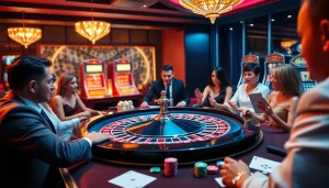 Experience the excitement of gambling at trang chủ 89bet with vibrant casino elements and engaging players.