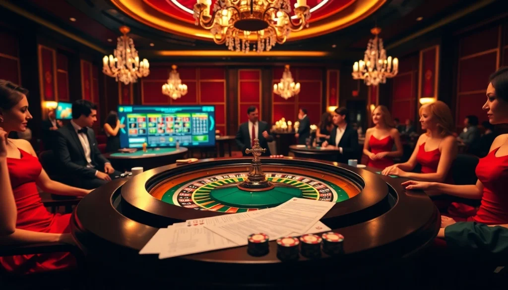 Experience thrilling gameplay at thabethome com with captivating casino visuals featuring roulette and poker.