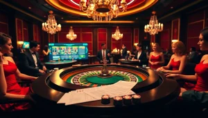 Experience thrilling gameplay at thabethome com with captivating casino visuals featuring roulette and poker.