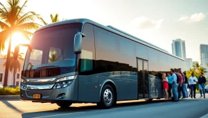 Book your Miami Charter Bus for seamless group travel experiences with modern amenities and comfort.