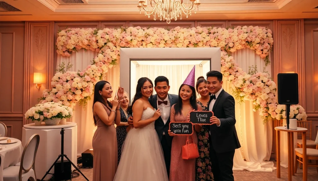 Capture memorable moments when you rent a photo booth with friends and family at events.